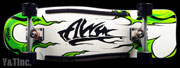 スケートボード アルバ モダンアグレッション フィッシュ ホワイトグリーン インディ149 トンネル63mm