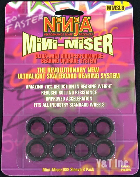 ニンジャベアリング ミニマイザー ブラックスリーブ MMSL8の画像2 画像:ニンジャベアリング ミニマイザー ブラックスリーブ MMSL8_2