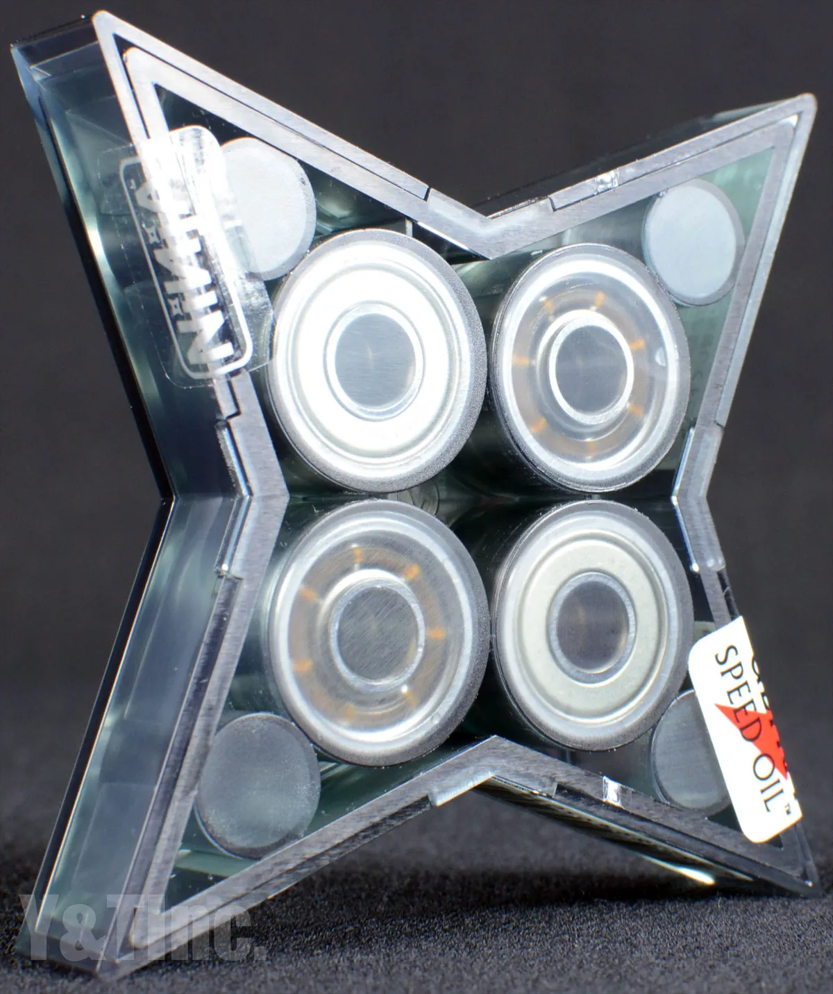 ニンジャベアリング ABEC5 オイル 手裏剣の画像2 画像:ニンジャベアリング ABEC5 オイル 手裏剣_2