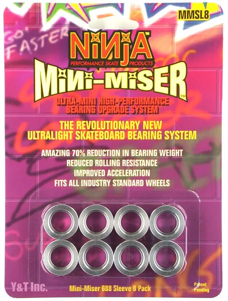ニンジャベアリング ミニマイザー アルミスリーブ MMSL8の画像1 画像:ニンジャベアリング ミニマイザー アルミスリーブ MMSL8_1