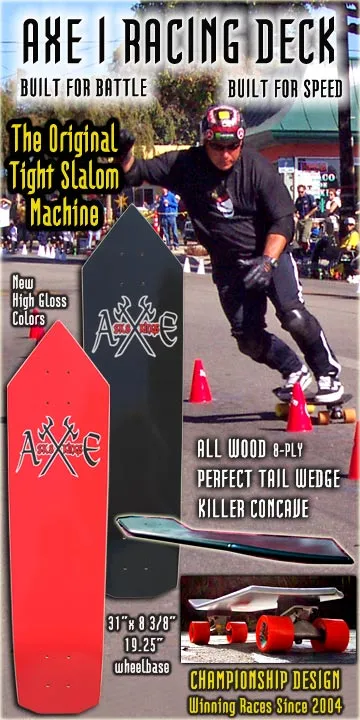 スケートキング スラローム アックス1 レーシング ブラックの画像3 画像:スケートキング スラローム アックス1 レーシング ブラック_3