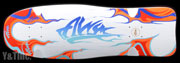 スケートボード アルバ モダンアグレッション フィッシュ ホワイトオレンジ