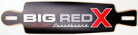 BIG RED X SPEED BOARD BLACK