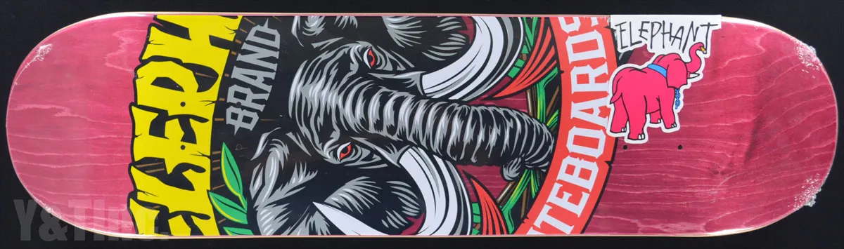 画像:エレファント ラージロゴ ステインレッド_1