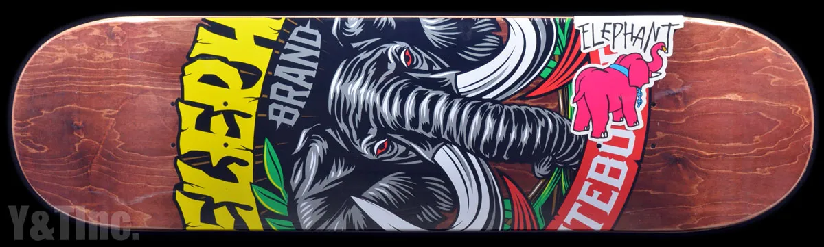 画像:エレファント ラージロゴ ステインブラウン_1