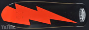 スケートボード エレファント ブラックフラグ ライトニング レッドブラック