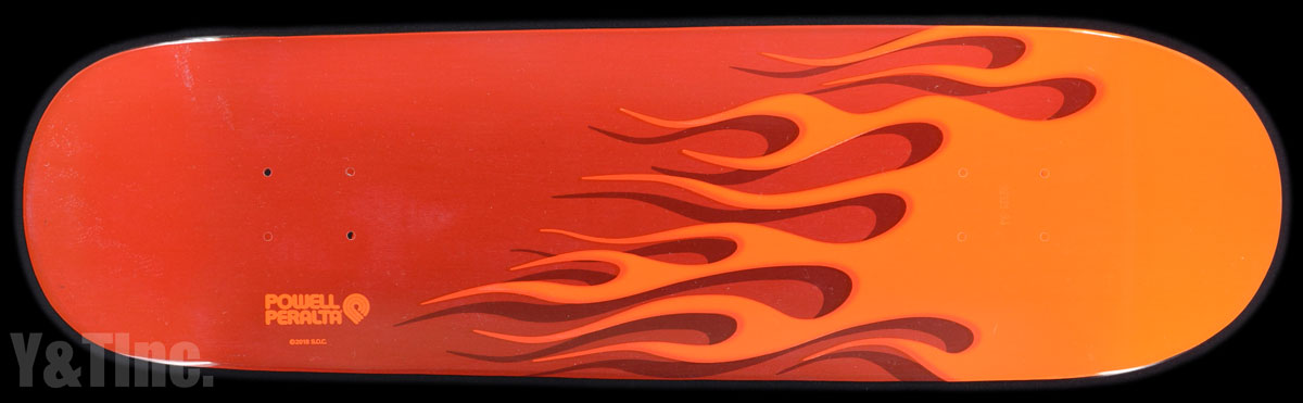 POWELL PERALTA HOT ROD FLAMES ORANGE RED_1