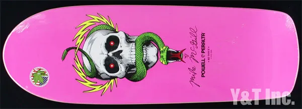 パウエル ペラルタ スカルアンドスネーク ピンクの画像1 画像:パウエル ペラルタ スカルアンドスネーク ピンク_1