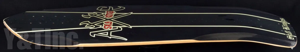 画像:スケートキング アックス3 ウッディスラローム ブラック_3