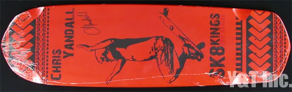 画像:スケートキング デックス クリスヤンダール プロ レッド_1