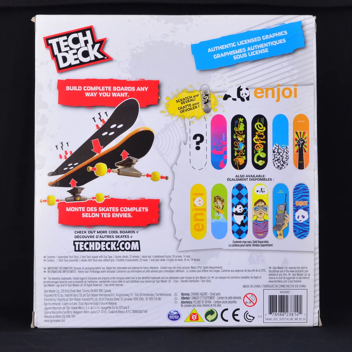 テックデッキ スケートショップボーナスパック エンジョイの画像2 画像:テックデッキ スケートショップボーナスパック エンジョイ_2
