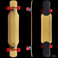 ロングスケートボード ブランクダンサー4895チャージャー10バスティン66mmレッド