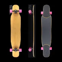 ロングスケートボード ブランクダンサー4909 チャージャー10 ザザ65mm ピンク