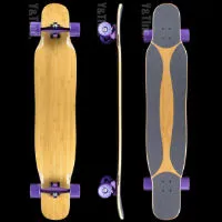 ロングスケートボード ブランクダンサー4909 バンブー チャージャー10 パリセーズ76mm
