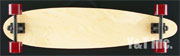 スケートボード ブランク ロング 37TW ピンテール ランダル150ブラック レトロジグザグ70mm78a