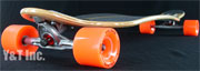 スケートボード バスティン ストライク ナチュラル ランダル180シルバー オランガ70mm80a