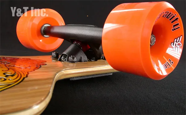 グラビティ41ドロップカーブ カライ ランダル180ブラックフリップ 76mm80aハイグレード SHOCK6mm ABEC7の画像9 画像:グラビティ41ドロップカーブ カライ ランダル180ブラックフリップ 76mm80aハイグレード SHOCK6mm ABEC7_9