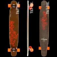 ダンサー ローデッド ダンサー FLEX2 パリス ブラック シルバー オランガタン75mm 80a オレンジ ABEC7