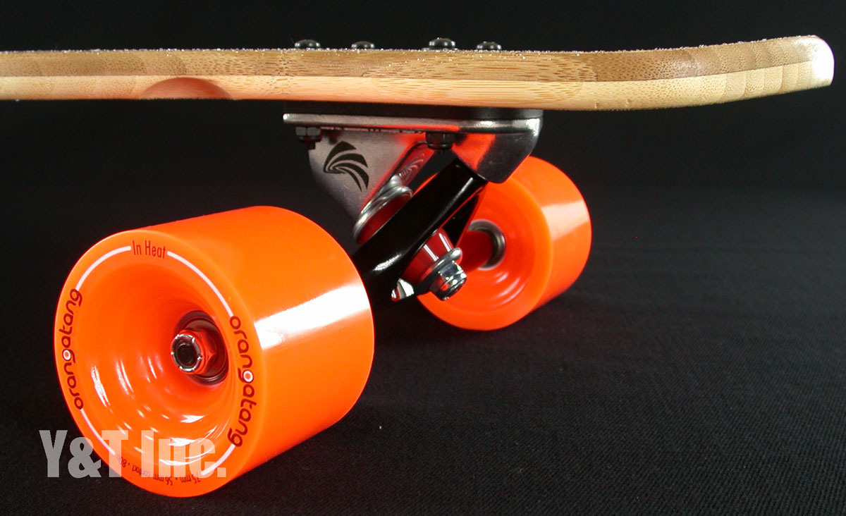 画像:ローデッド ダンサー FLEX1 パリス オランガタン70mm 80a オレンジ ABEC7_4