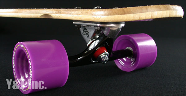 画像:ローデッド ダンサー FLEX2 パリス ブラック シルバー オランガタン75mm 83a パープル ABEC7_4