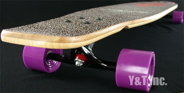 画像:ローデッド ダンサー FLEX2 パリス ブラック シルバー オランガタン75mm 83a パープル ABEC7_6