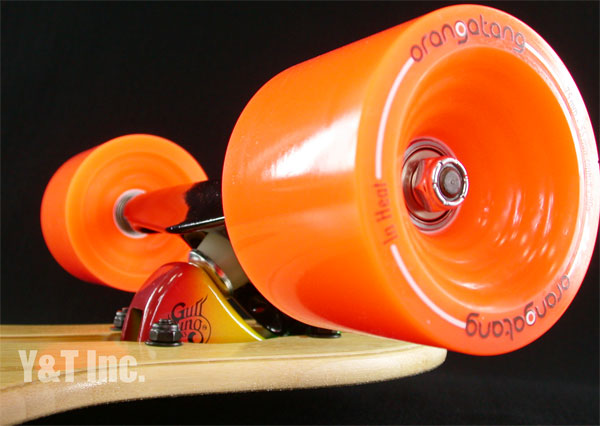 画像:ローデッド ダービッシュバンブー42 FLEX2 45kg-81kg ガルウィングチャージャーラスタ オランガタン75mm ABEC7_6