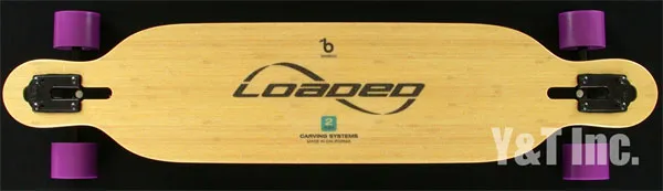 画像:ローデッド ダービッシュバンブー42 FLEX2 45kg-81kg パリス ブラック オランガタン 75mm 83a パープル ABEC7_2