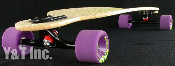 画像:ローデッド ダービッシュバンブー42 FLEX1 77kg-104kg パリス ブラック オランガ ドリアン 75mm 83a ABEC7_4