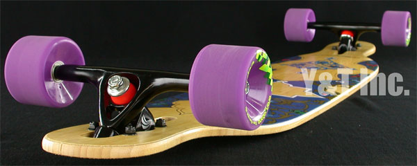 画像:ローデッド ダービッシュバンブー42 FLEX1 77kg-104kg パリス ブラック オランガ ドリアン 75mm 83a ABEC7_5