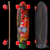 ロングスケートボード レインアンセム ガルウィングチャージャー9 グリード70mm