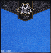 HAMMER GRIP 36 GRIT 11x11x4 BLUE