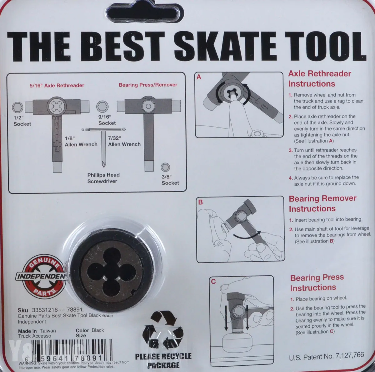 画像:インディペンデント ベストスケートツール ブラック_3