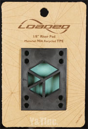 ロングスケートボード ローデッド ライザー 1/8 (3.5mm) TPE 90A
