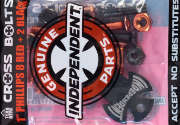 INDEPENDENT CROSS BOLTS 1.00 Red Black