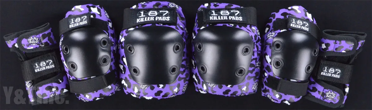 画像:ワンエイトセブン ジュニアシックスパック キッズ用 パープル_2