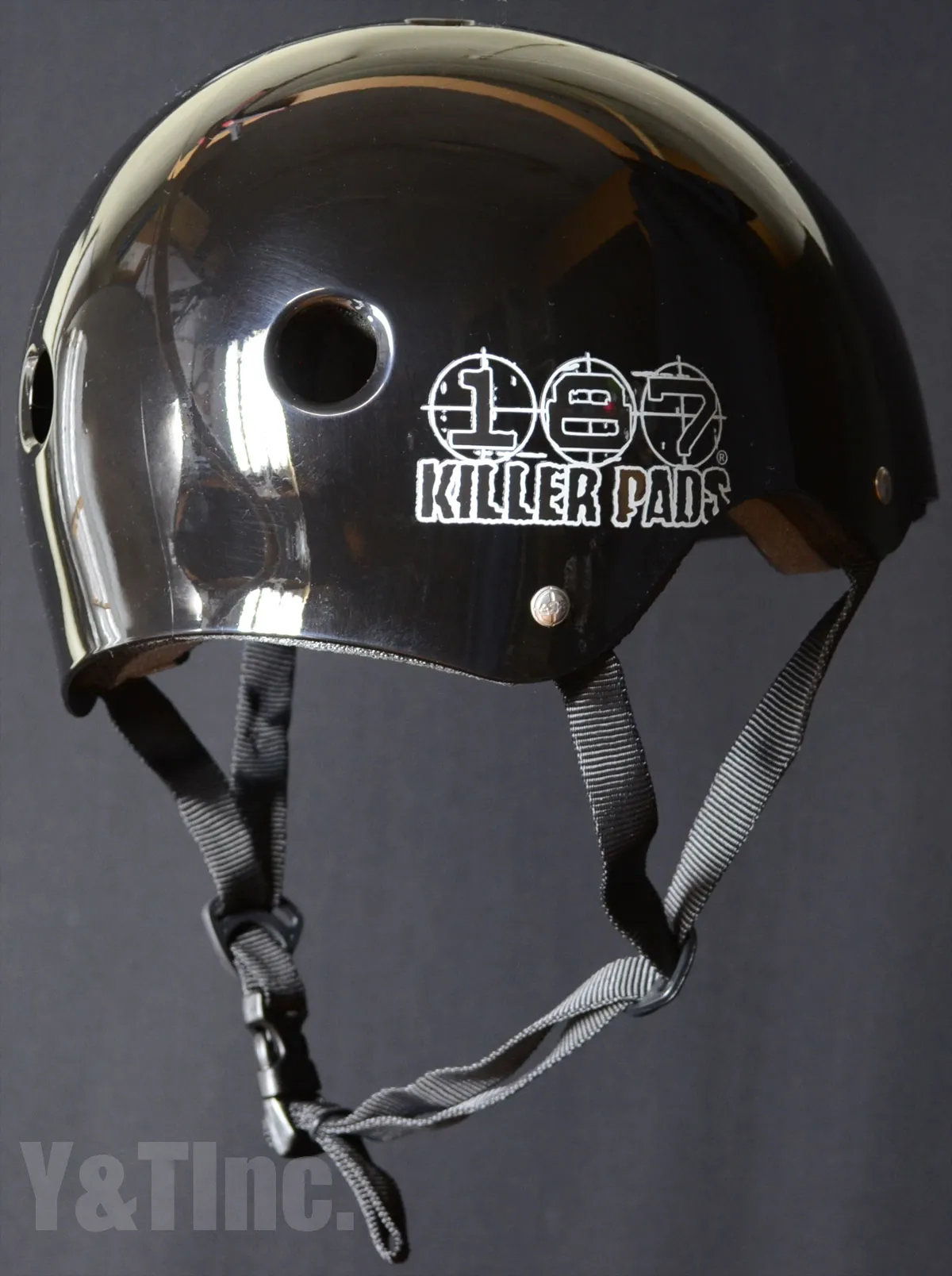 187 ヘルメット グロスブラックL 58cm-59cmの画像2 画像:187 ヘルメット グロスブラックL 58cm-59cm_2