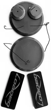 ローデッド スライドパッド 6パック ブルーの画像2 画像:ローデッド スライドパッド 6パック ブルー_2