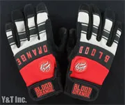 プロテクター ブラッドオレンジ スライドグローブ ナックルレス レッドグレイ L-XL