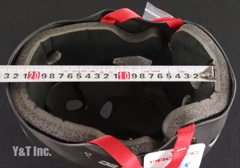 プロテック エース マットラバーブラック L 57cm-58cmの画像3 画像:プロテック エース マットラバーブラック L 57cm-58cm_3