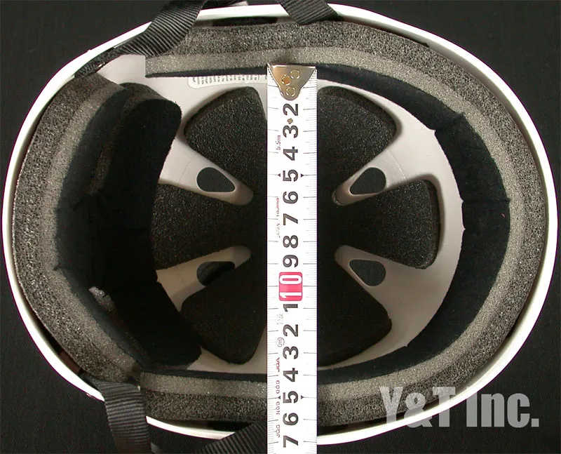 プロテック クラッシック ホワイト L 57cm-58cmの画像3 画像:プロテック クラッシック ホワイト L 57cm-58cm_3