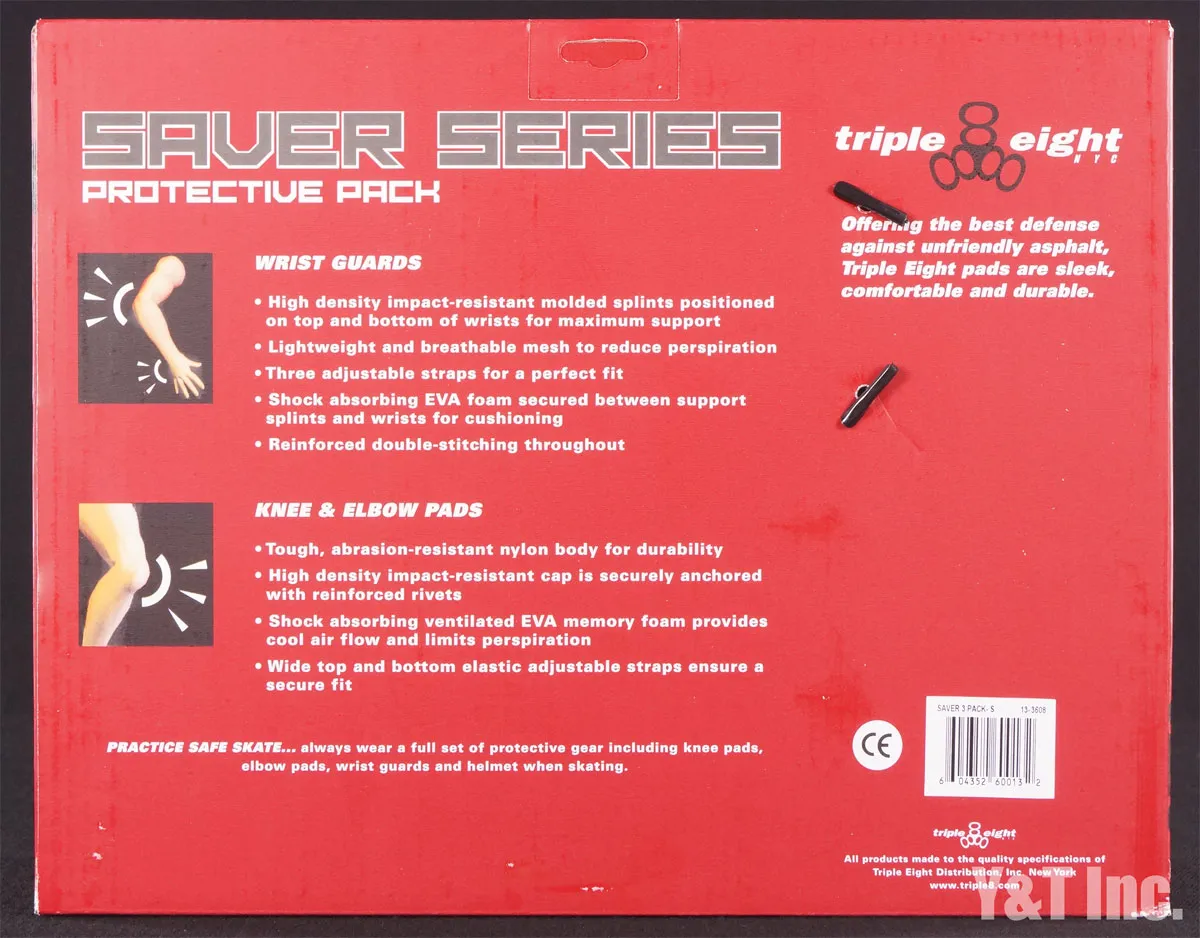 トリプルエイト セイバー ニー エルボー リスト 3点セット Mの画像2 画像:トリプルエイト セイバー ニー エルボー リスト 3点セット M_2