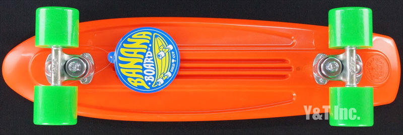ゴールドカップ バナナボード オレンジ グリーン / スケートボード 