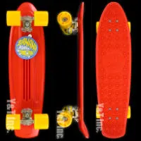 スケートボード ゴールドカップ バナナボード レッド