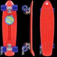 スケートボード ゴールドカップ バナナボード レッド ブルー