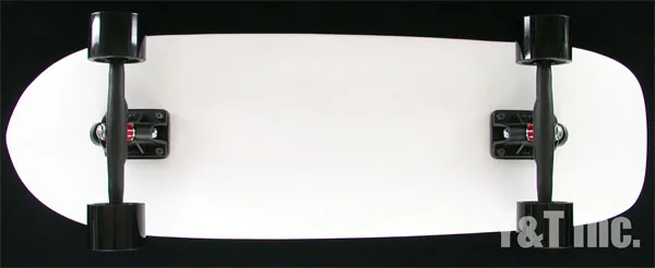 ブランク オールドスクール ターボ ホワイト ランダル180BLACK CR リビエラ66mm ABEC7の画像1 画像:ブランク オールドスクール ターボ ホワイト ランダル180BLACK CR リビエラ66mm ABEC7_1