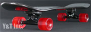 スケートボード ブランク プールブラック インディー129ブラック トンネル