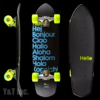 スケートボード バディーカースケートボード ハロー ブラックエディション