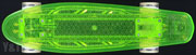 スケートボード LED ミニクルーザー クリアグリーン