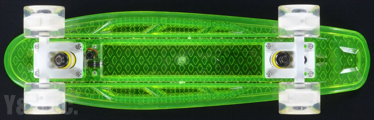 LED ミニクルーザー クリアグリーンの画像3 画像:LED ミニクルーザー クリアグリーン_3