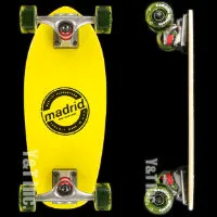 スケートボード マドリッド ミニ18 キャデラック56mm イエロー
